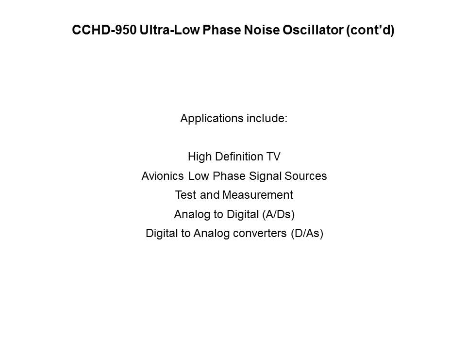 CCHD-950 Overview Slide 3