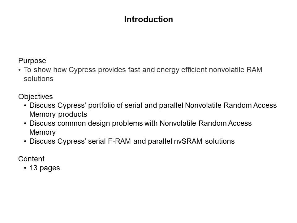 NVRAM Overview Slide 1