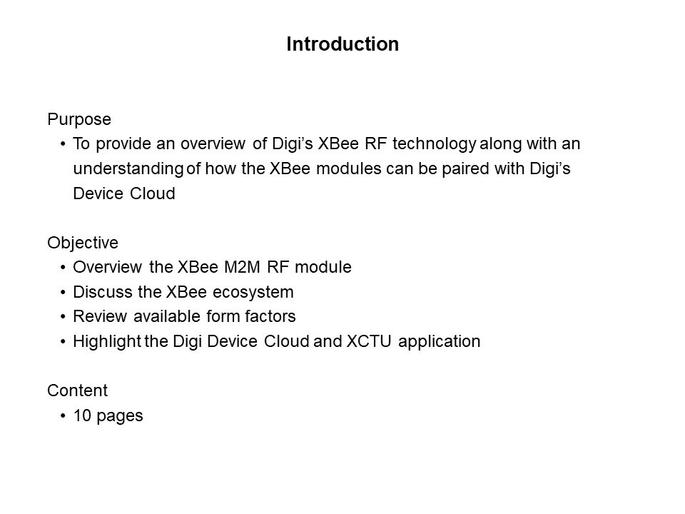 XBee Ecosystem and Device Cloud Slide 1