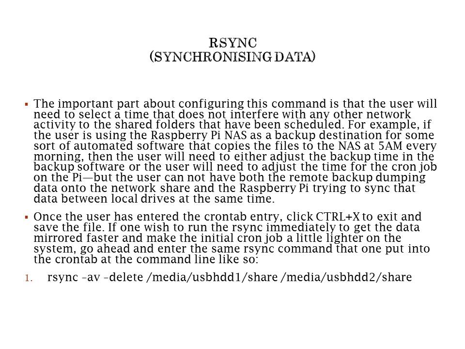 RSYNC 