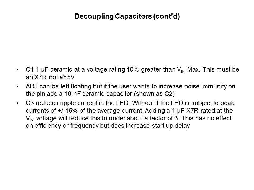 High Power LED Driving Solutions - ZXLD1350 Slide 13