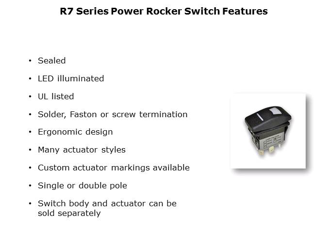 R7 Series Power Rocker Switch Slide 3