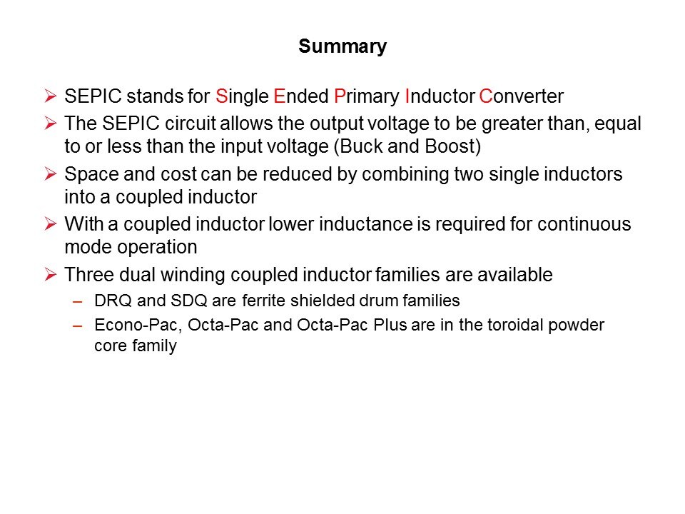 SEPIC Converter Slide 15