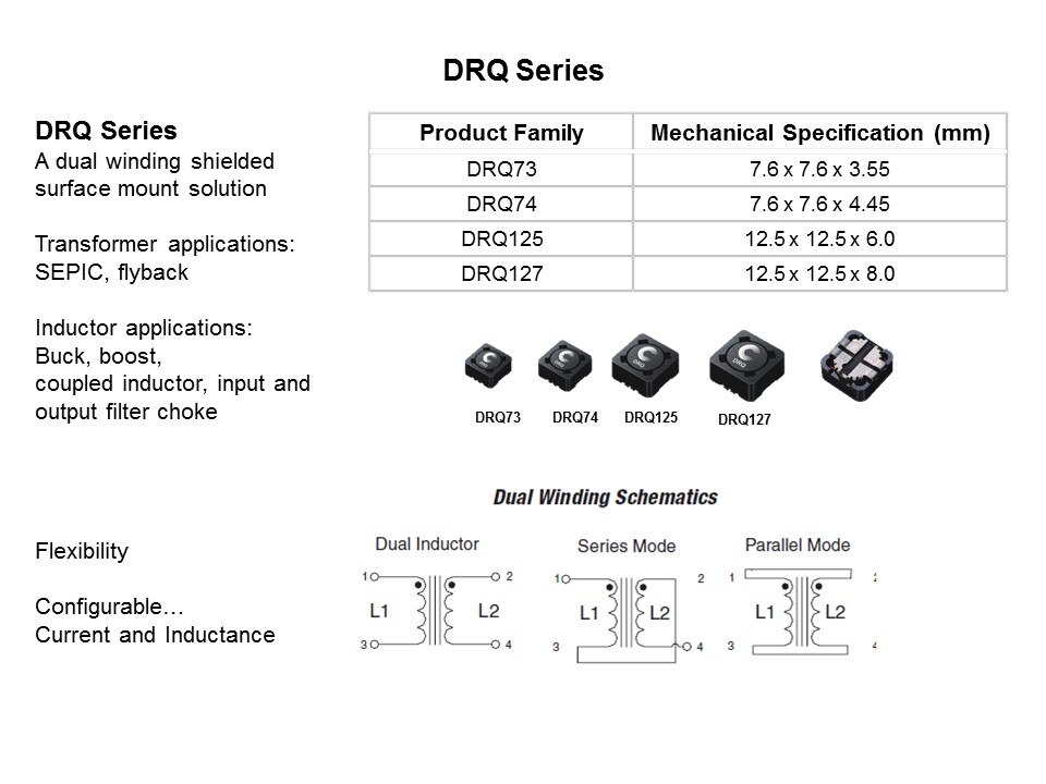 Shielded Drum Core Inductor Coiltronics DR Series Slide 3
