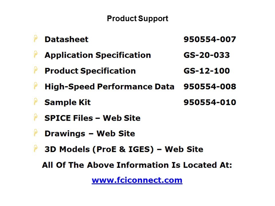 MEG-Array Mezzanine Connectors Slide 16