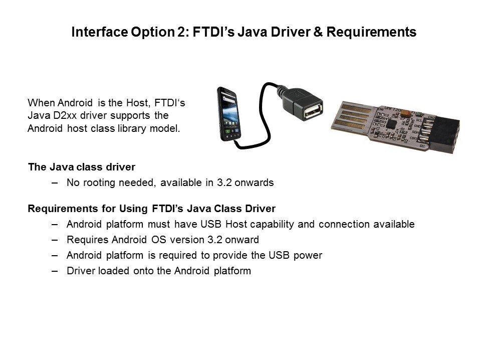 ftdi java driver requirements