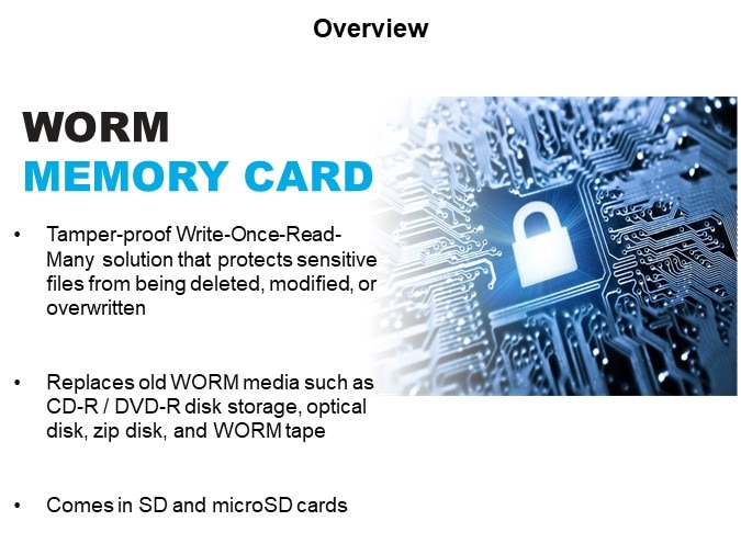 Image of Flexxon Write-Once-Read-Many (WORM) Memory Card - Overview