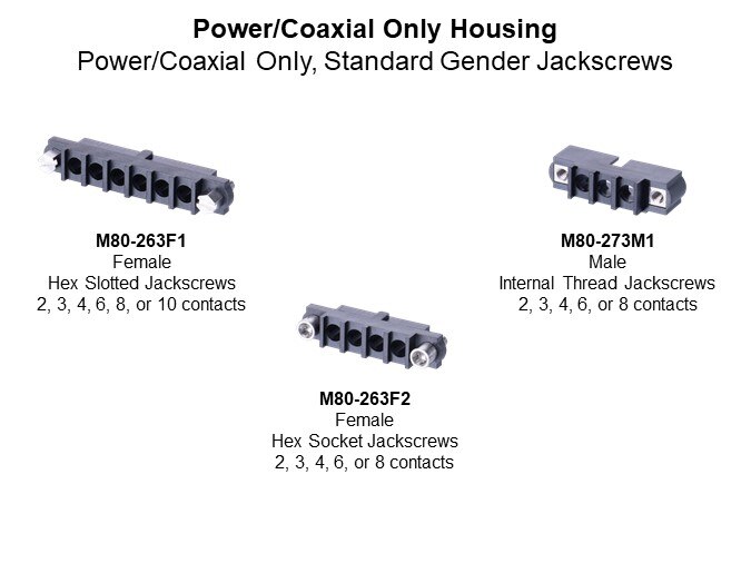 Power/Coaxial Only Housing