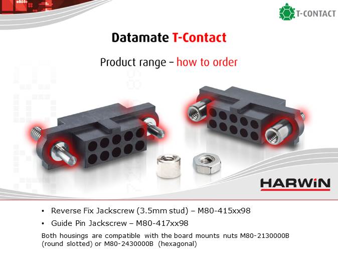 Datamate T-Contact Overview Slide 8