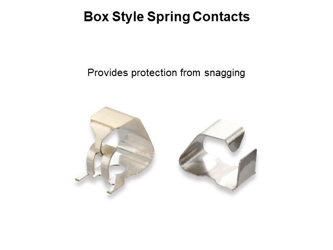 Box Style Spring Contacts