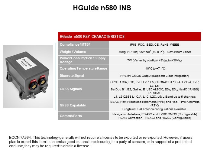 Image Of Honeywell Aerospace HGuide n580 Inertial/GNSS Navigator - Slide4