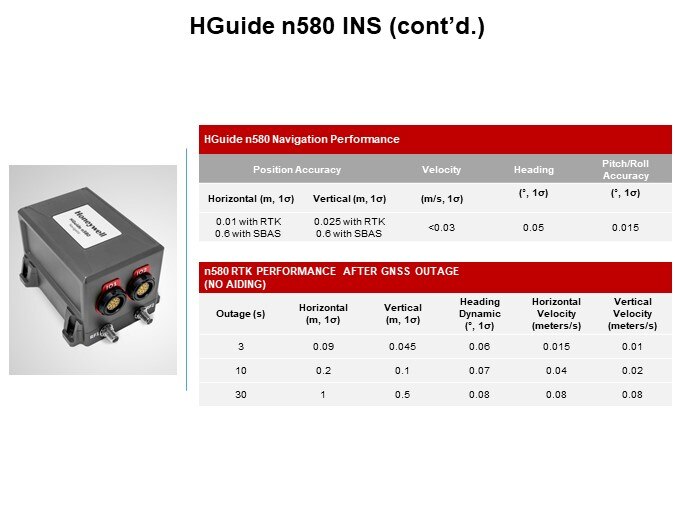 Image Of Honeywell Aerospace HGuide n580 Inertial/GNSS Navigator - Slide5