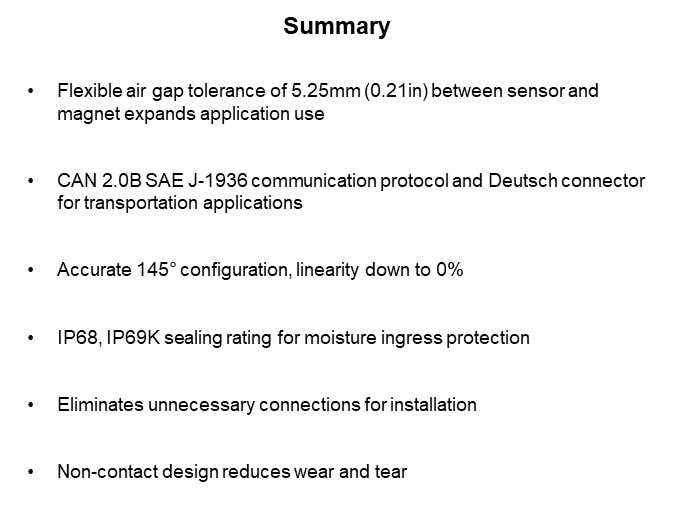 Image of Honeywell Sensing and Control SMART Arc CAN Position Sensors - Summary