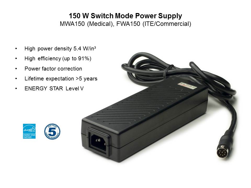 Elpac Power 150W Switch Mode PS Overview Slide 2