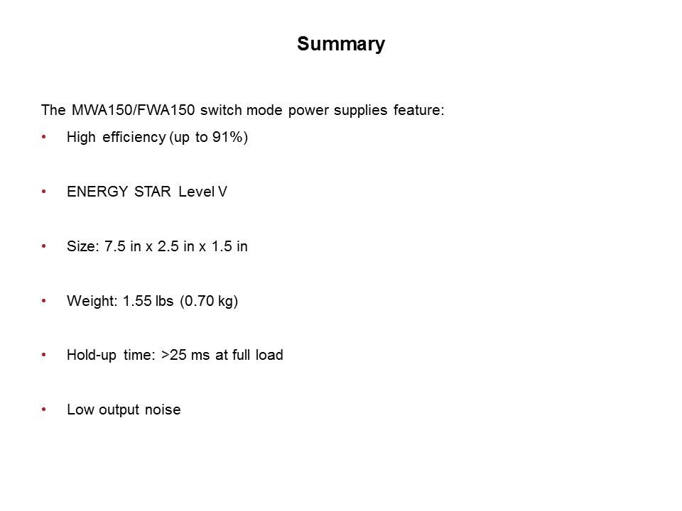 Elpac Power 150W Switch Mode PS Overview Slide 8