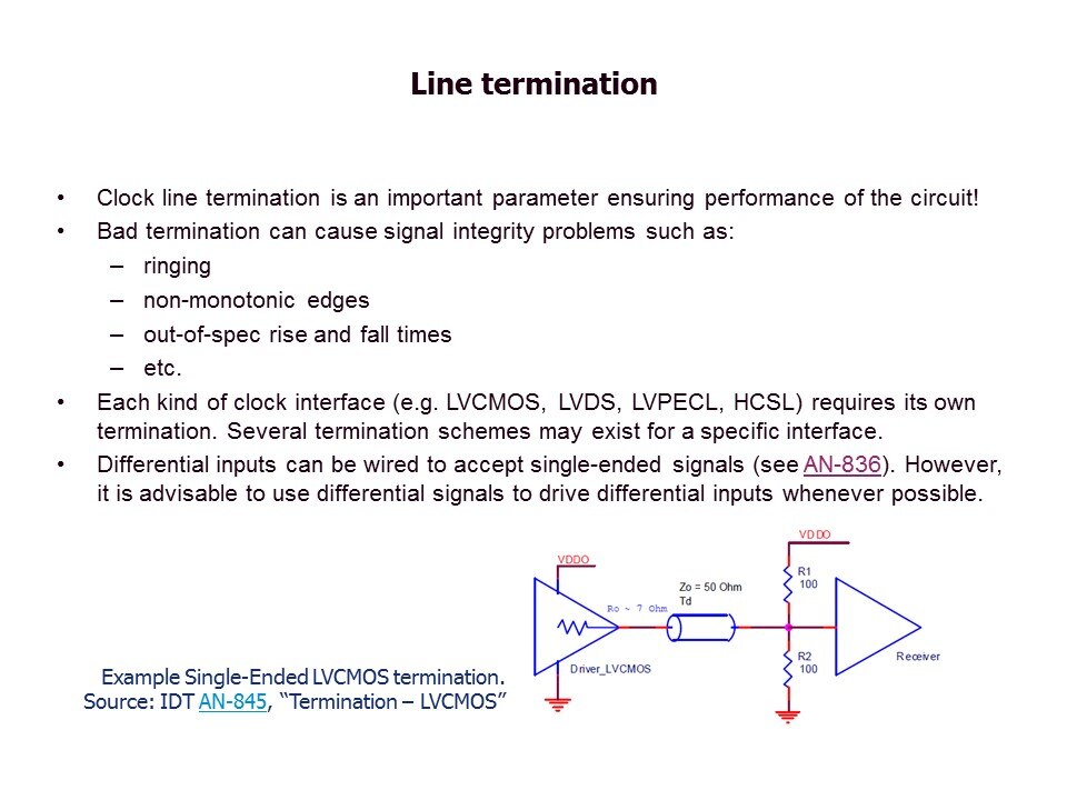 line termination