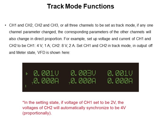 Track Mode Functions