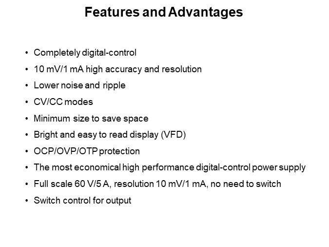 Features and Advantages