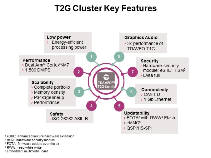 T2G Cluster Key Features