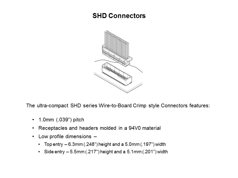 SHD Connectors Slide 2