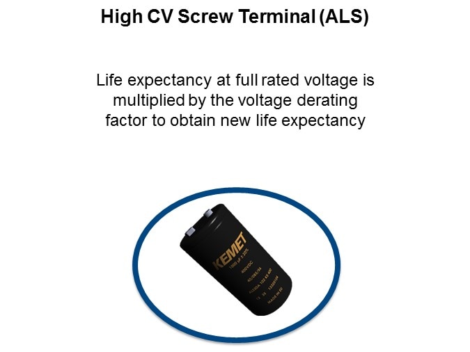 Image of KEMET's Aluminum Electrolytic Capacitors Slide 21