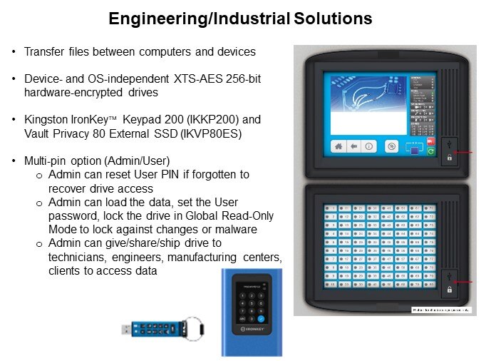 Image of Kingston Technology IronKey Encrypted USB and External SSD Solutions - Solutions