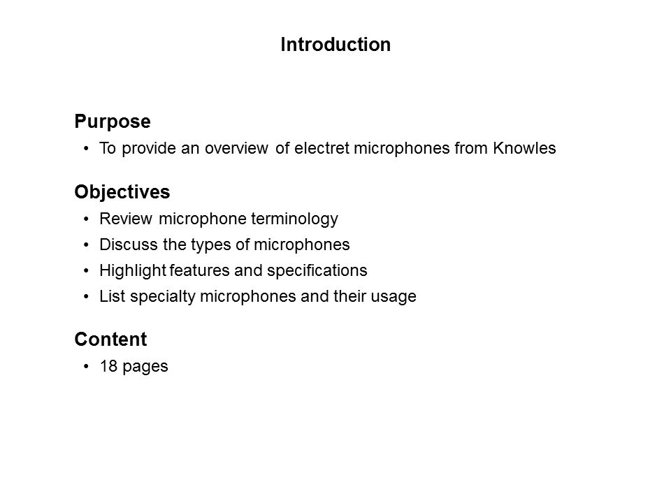 Introduction to Microphones Slide 1