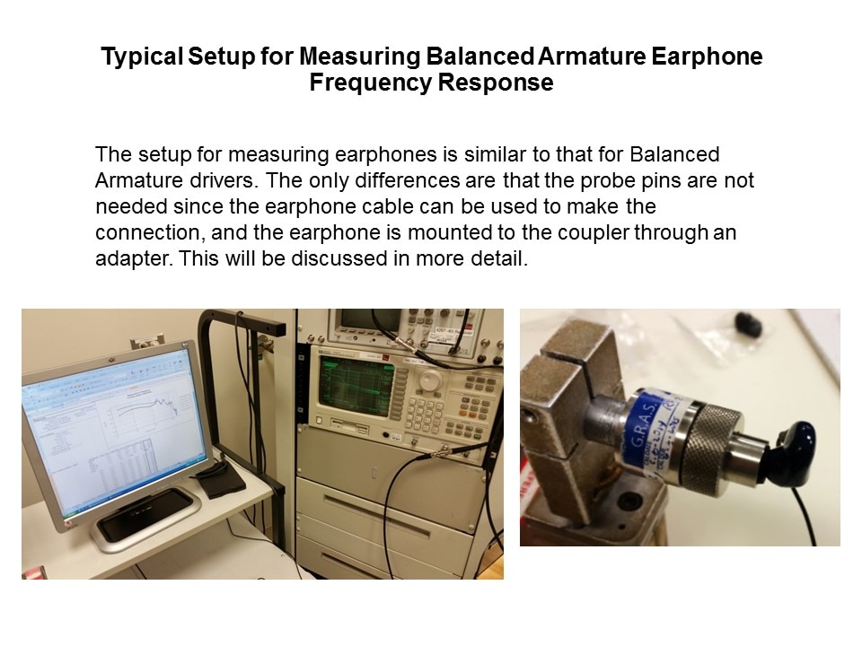 Measuring the Frequency Response of Balanced Armature Drivers and Earphones Slide 7