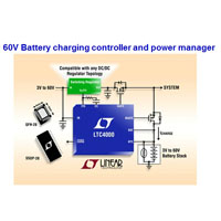 Image of Analog Devices' Power: LTC4000 60V Battery Charging Controller and Power Management