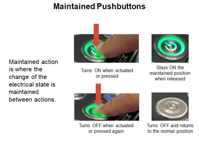 Maintained Pushbuttons