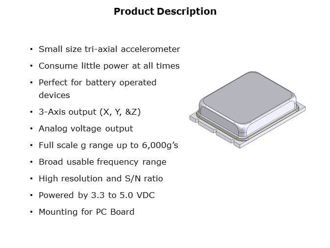 832/834 Tri-Axial Accelerometers Slide 2