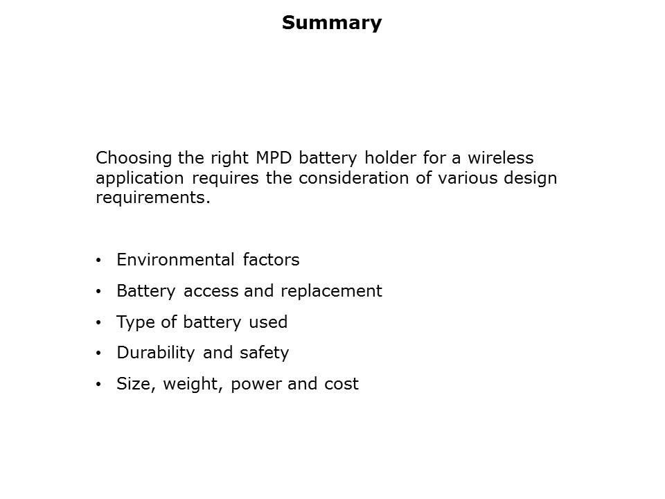 Battery Holders Slide 8