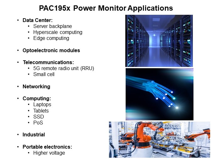 Image of Microchip Technology PAC194x/PAC195x Multi-Channel Power Monitor Family - PAC194x Apps