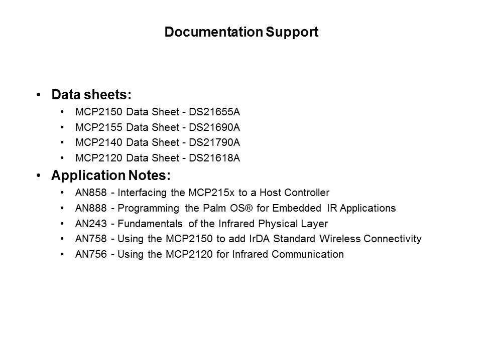 Wireless Communication with IrDA Standard Protocol Slide 29