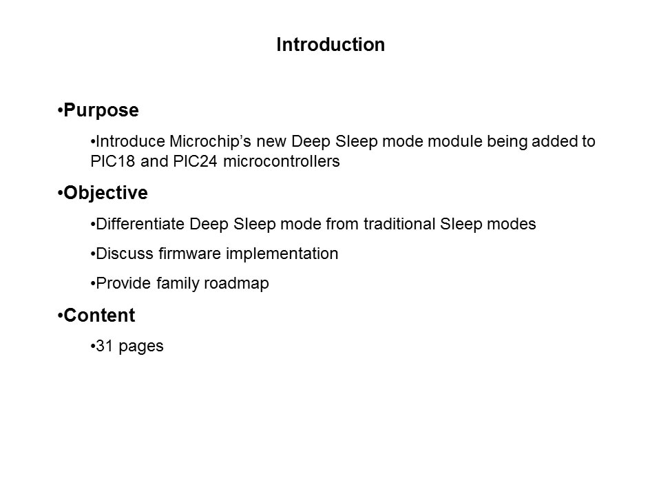 XLP Deep Sleep Mode Slide 1