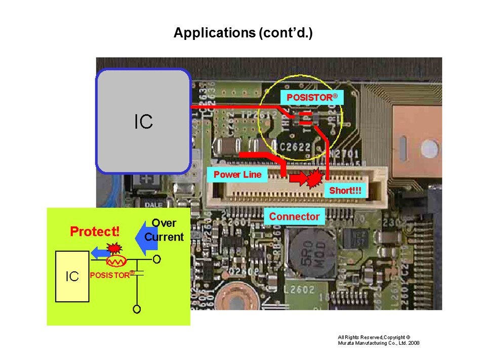 PTC Overcurrent POSISTOR Slide 12
