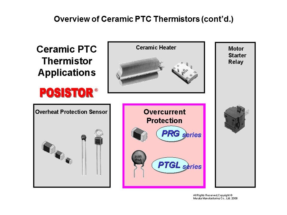 PTC Overcurrent POSISTOR Slide 3