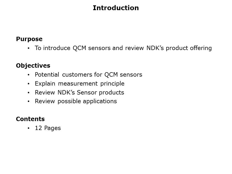 QCM Sensors Slide 1