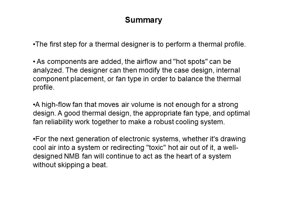 Thermal Simulation in Telecom Applications Slide 7