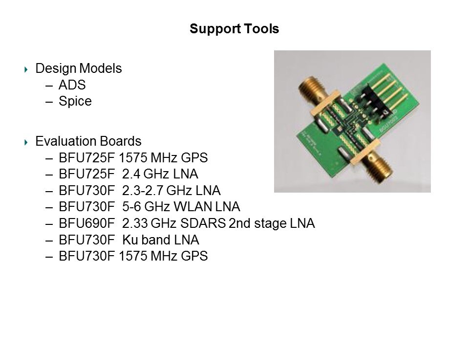 BFU6xx/7xx 6th and 7th Generation Wideband Transistors Slide 8