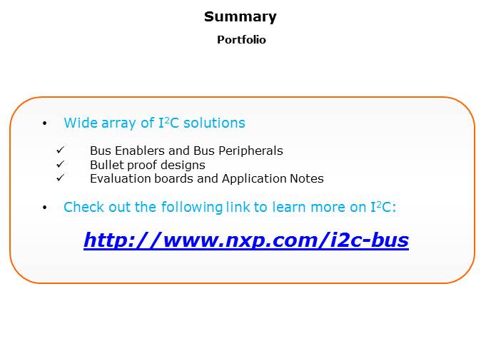 I2C Bus Fundamentals Slide 11