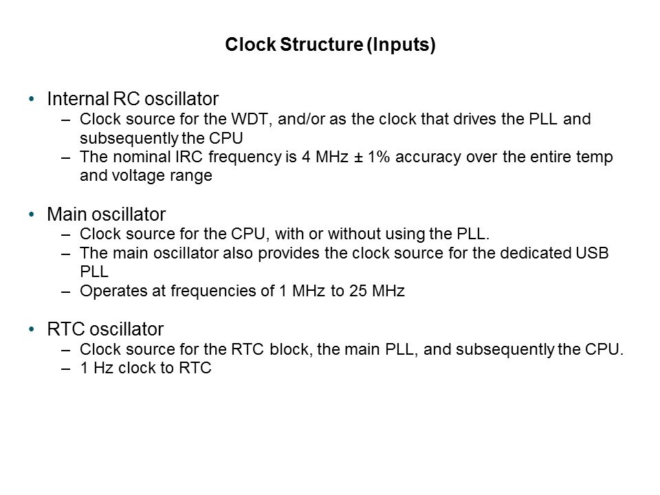 LPC1700 Microcontroller Slide 19