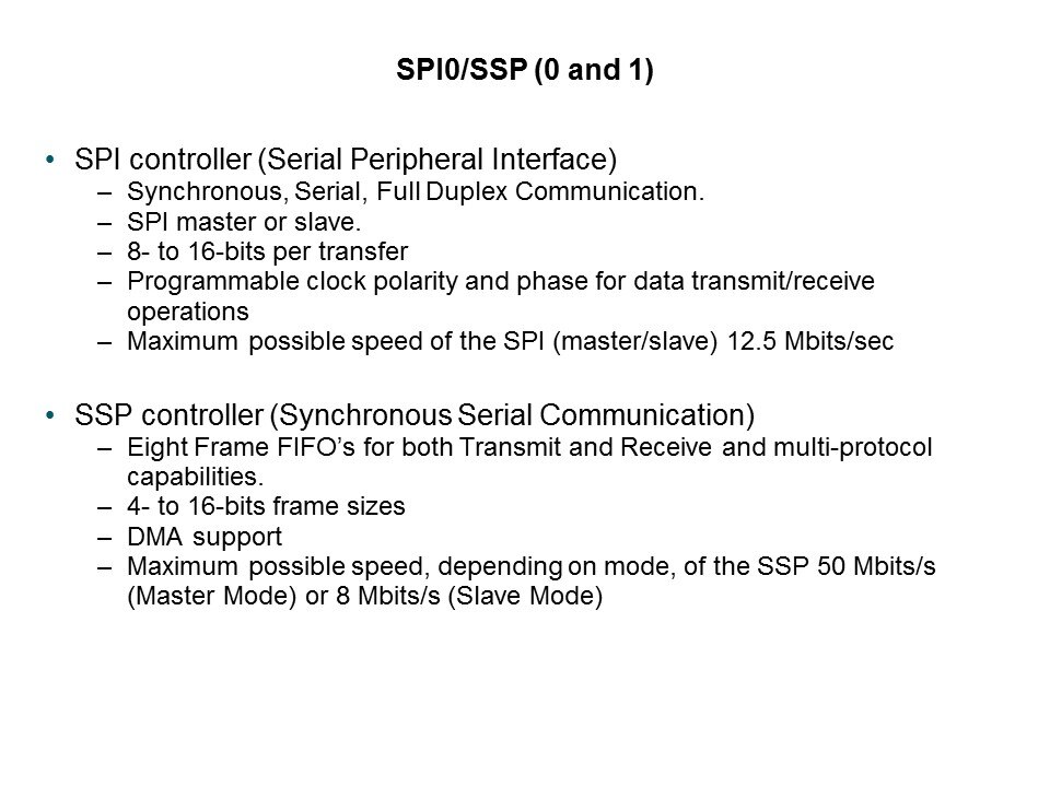 LPC1700 Microcontroller Slide 31