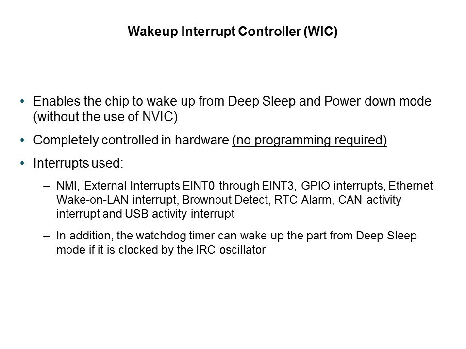 LPC1700 Microcontroller Slide 53
