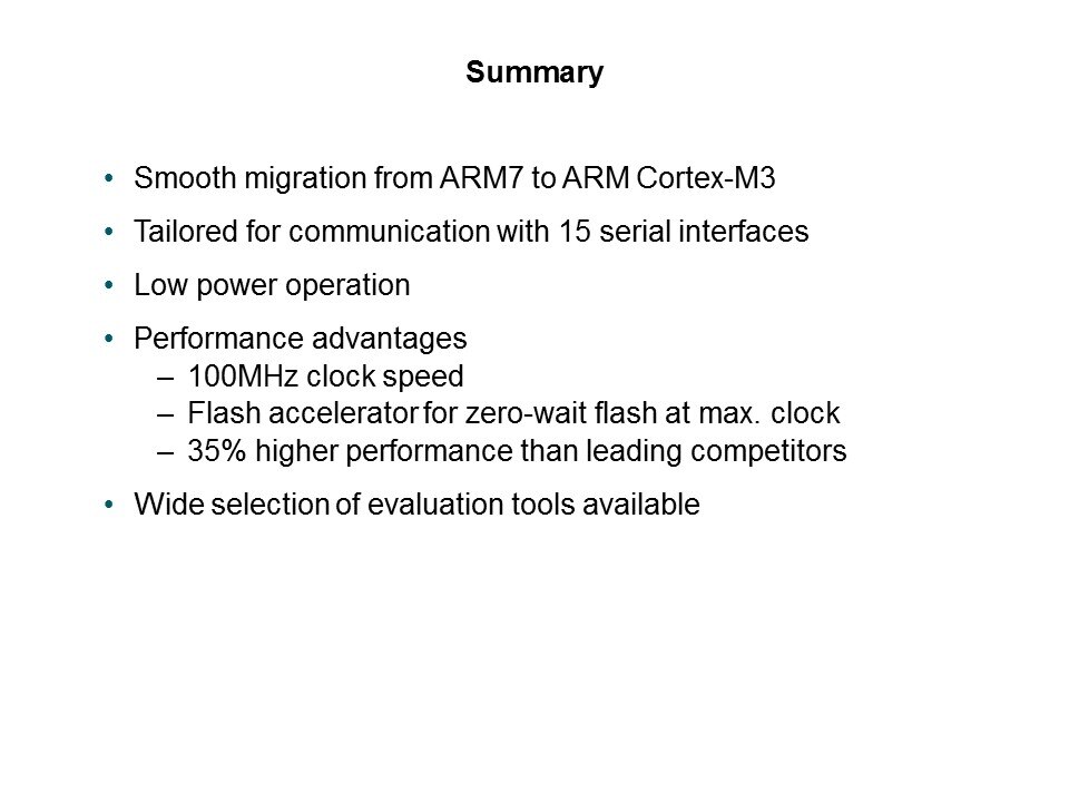 LPC1700 Microcontroller Slide 58