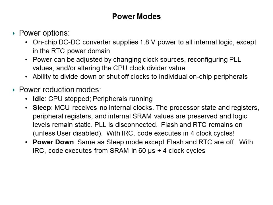 Power Modes