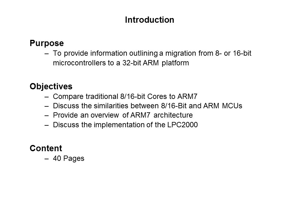 Migrating from 8/16-bit MCUs to 32-bit ARMs Slide 1