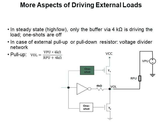 More Aspects of Driving External Loads