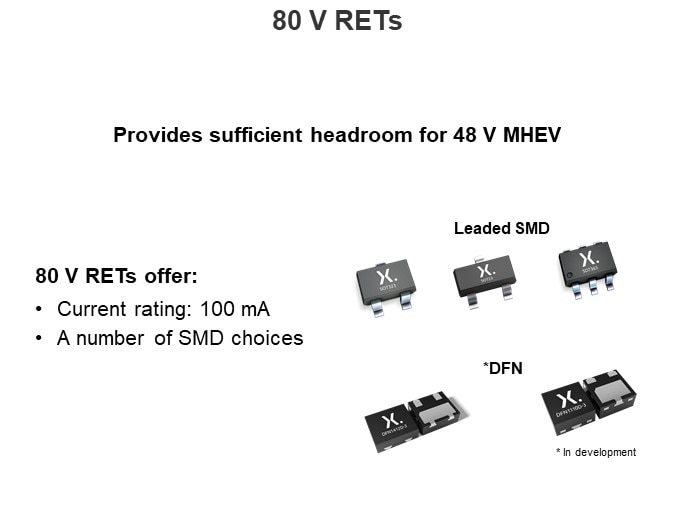 80 V RETs