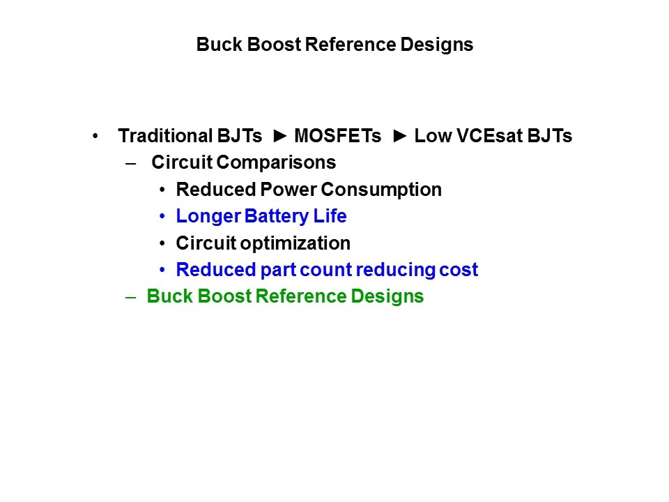 Low Vce sat BJT Power Savings Slide 16